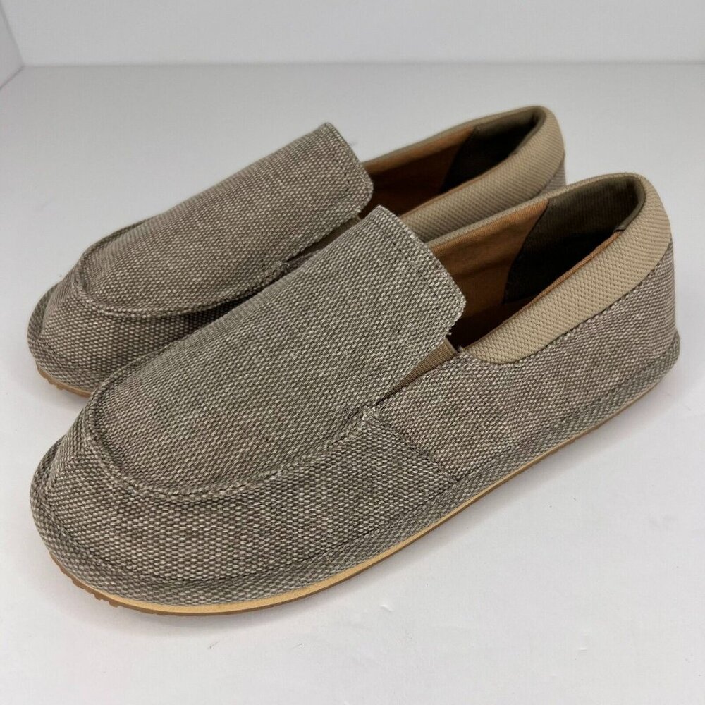 Childrens Place Boys Brown Casual Solid Canvas Round Toe Casual Low Top Size 5